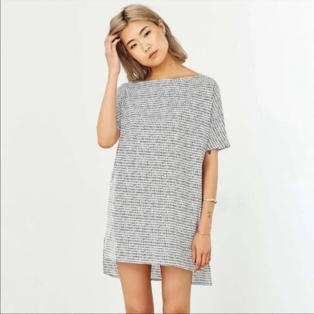 NEW Ilana Kohn for Urban Outfitters Patterned Back Button Dress Women's Size L